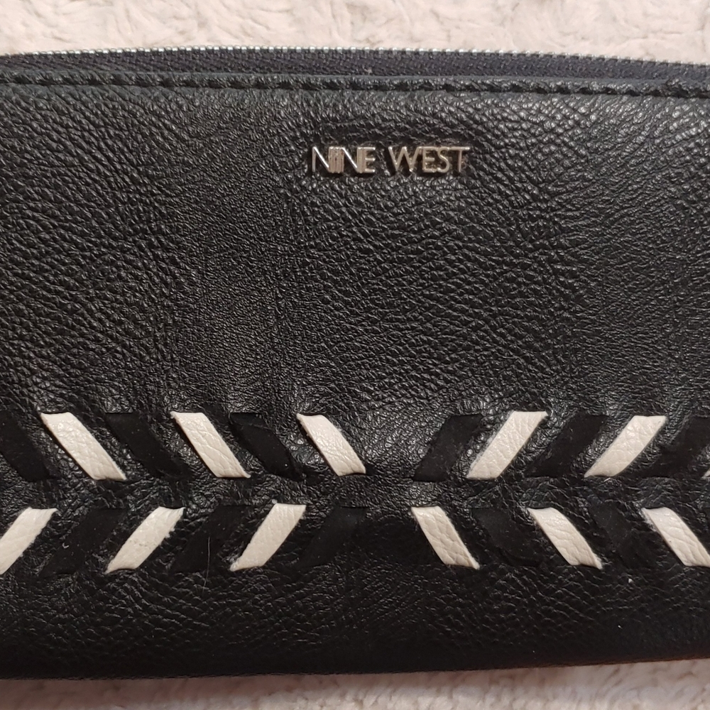 Nine West Black And White Wallet